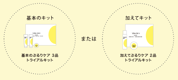 基本のキット または 加えてキット