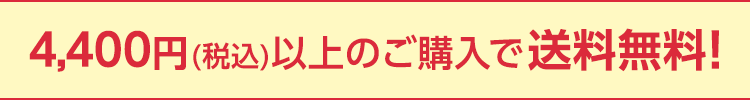 4,320円(税込)以上のご購入で送料無料！